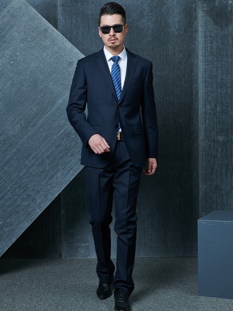 Navy Suit Model Show