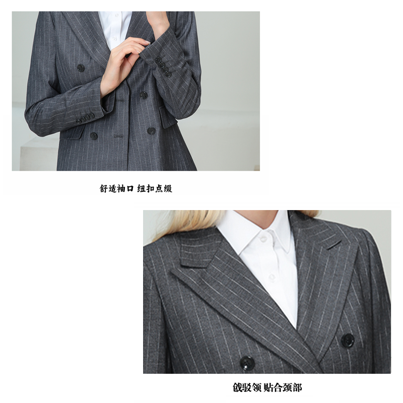 Peak lapel close-up tailored craft